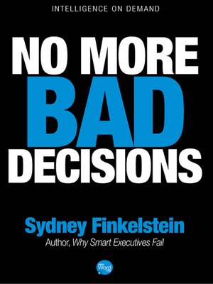 cover image of No More Bad Decisions
